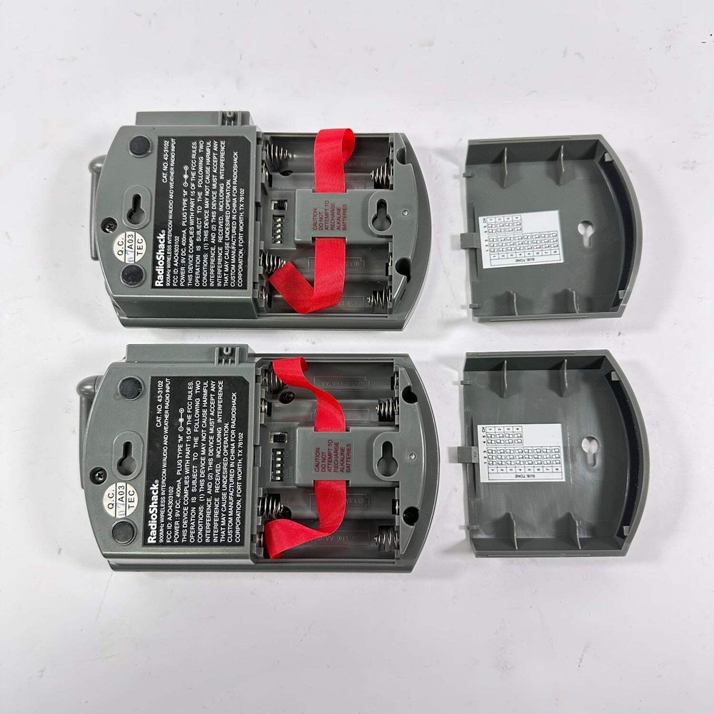RadioShack 900MHz Wireless Intercom Systems 43-3102