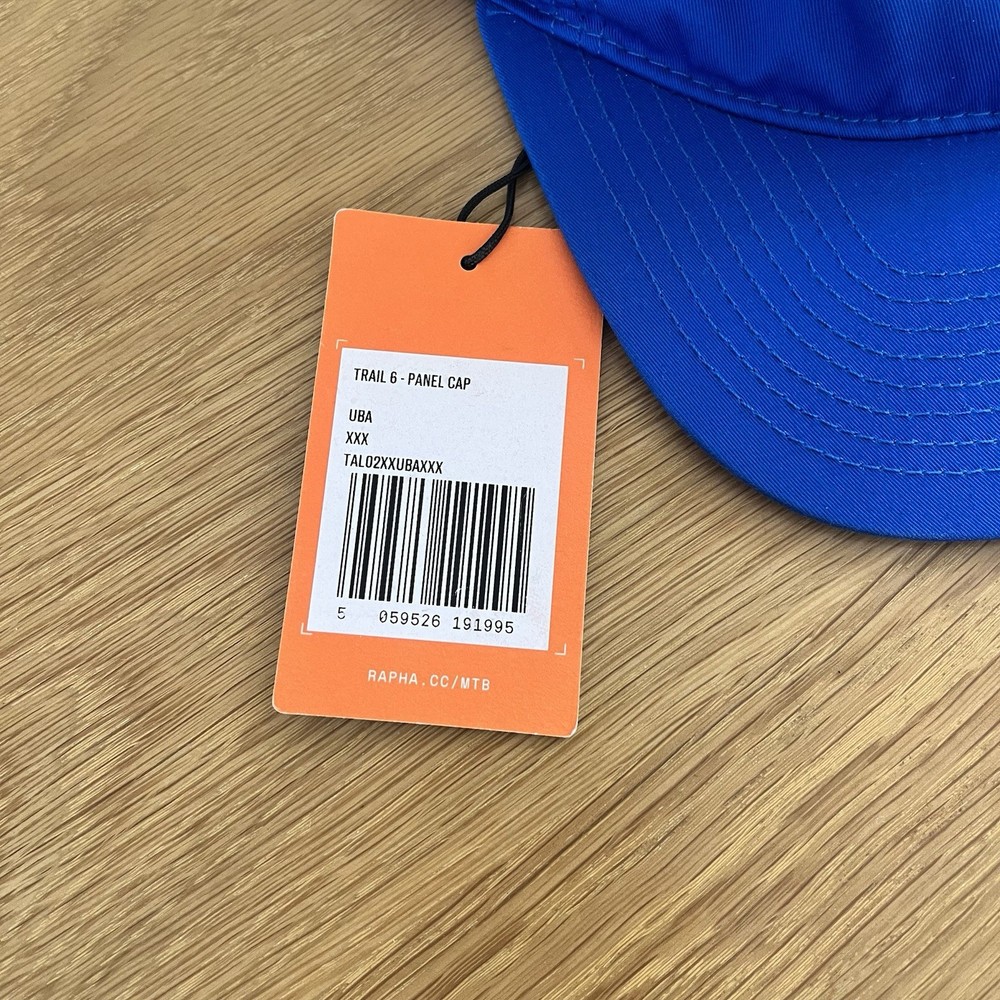 Rapha Trail 6 Panel Cap Hat Blue Limited Edition Miami One Size