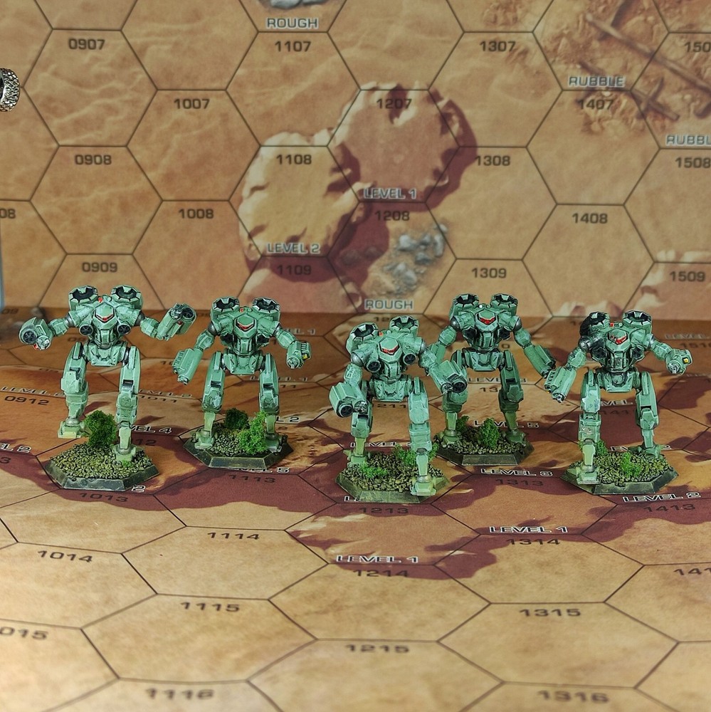 SSPRITE x5 - Alternate Battletech Model - By Sir Mortimer Bombito