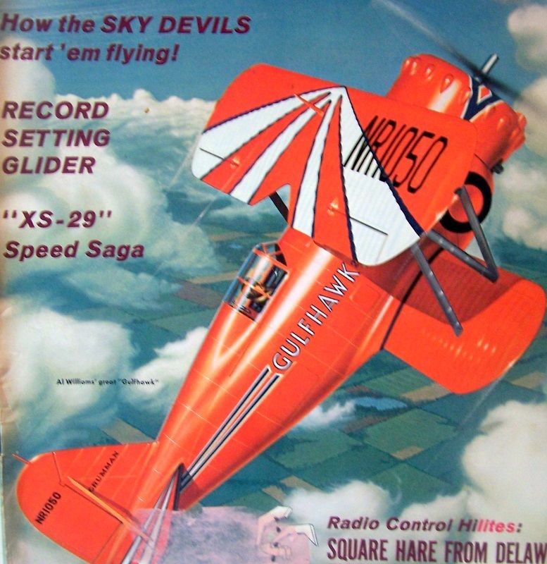 Ambroid GULFHAWK F3F PLAN + CONSTRUCTION ARTICLE & PATTERNS UC Model Airplane