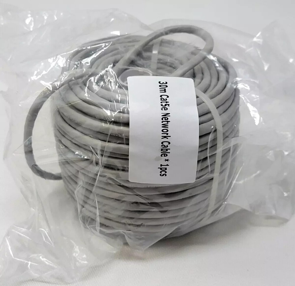 Lorex CAT5e Ethernet Camera CCTV Network Cable 100' feet/30m (NEW)
