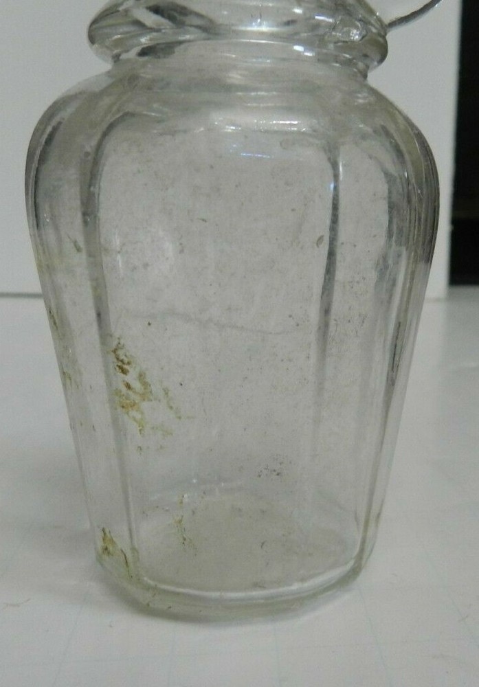 hws-D -- SMALL ANTIQUE BOTTLE 4 1/2" HIGH
