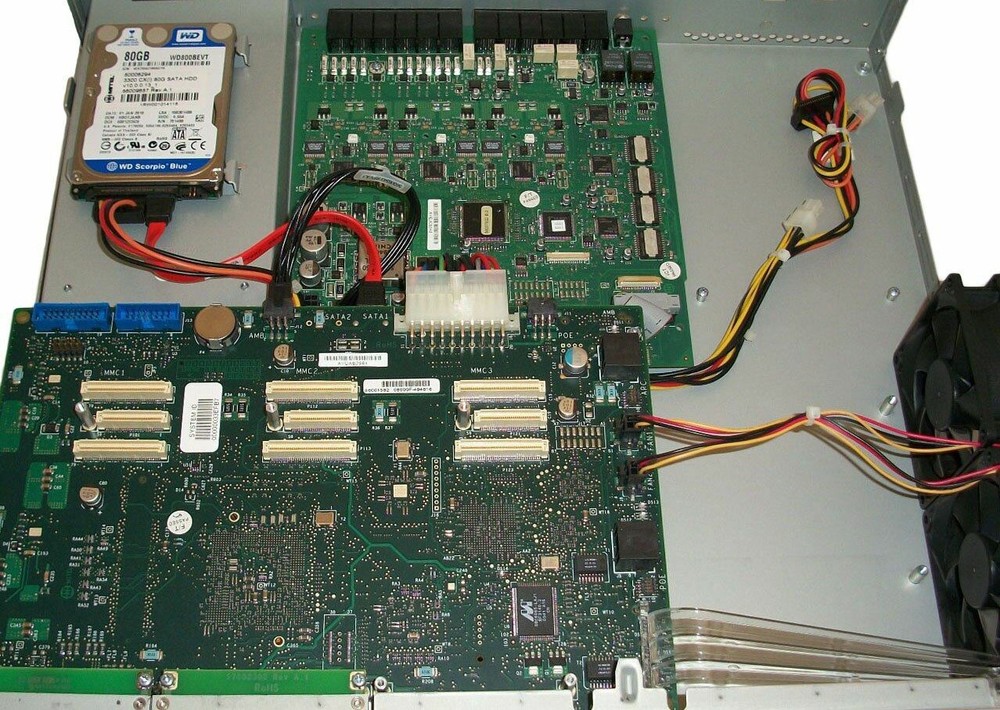 Mitel 3300 CX II Controller 50006093 Includes Analog Main Board III & 80GB HD