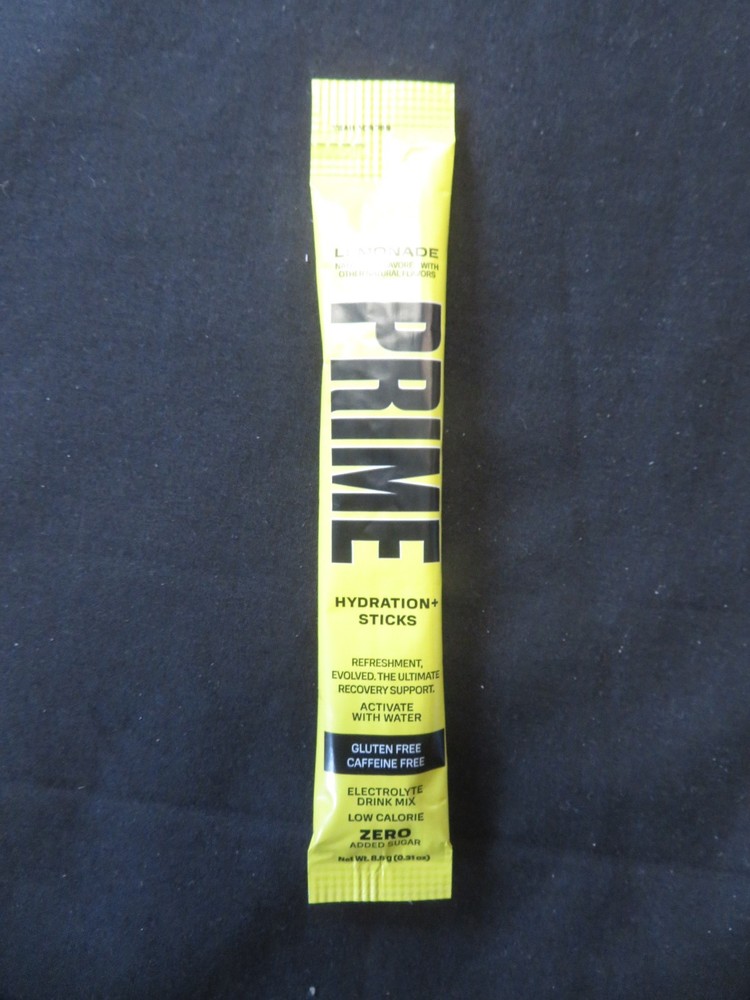 Prime Blue Raspberry Topical Punch 6 Hydration+ Sticks Packets Zero Sugar Added