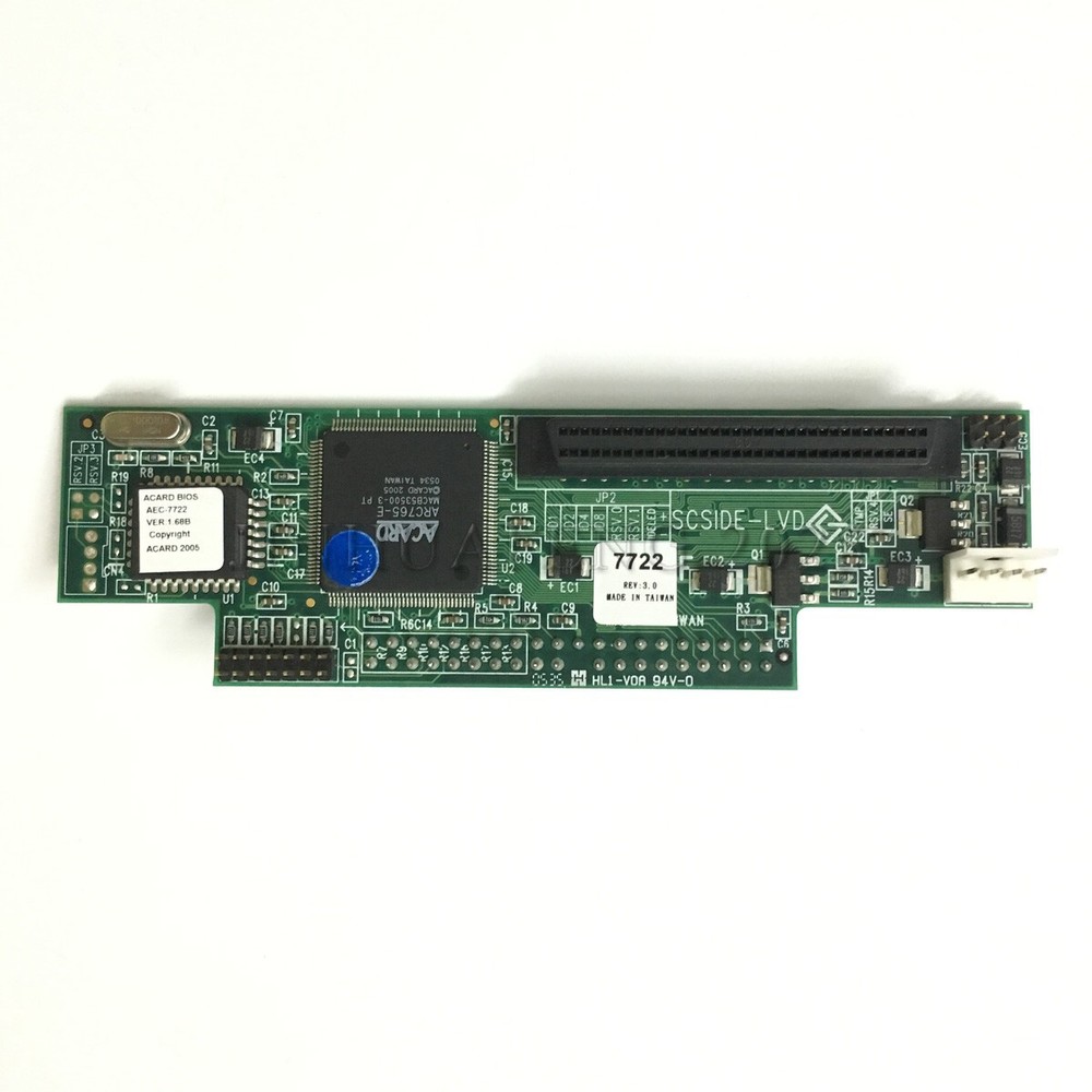 IBM aCard IDE to LVD-SCSi Bridge Adapter AEC-7722 Storage Controller Adapter