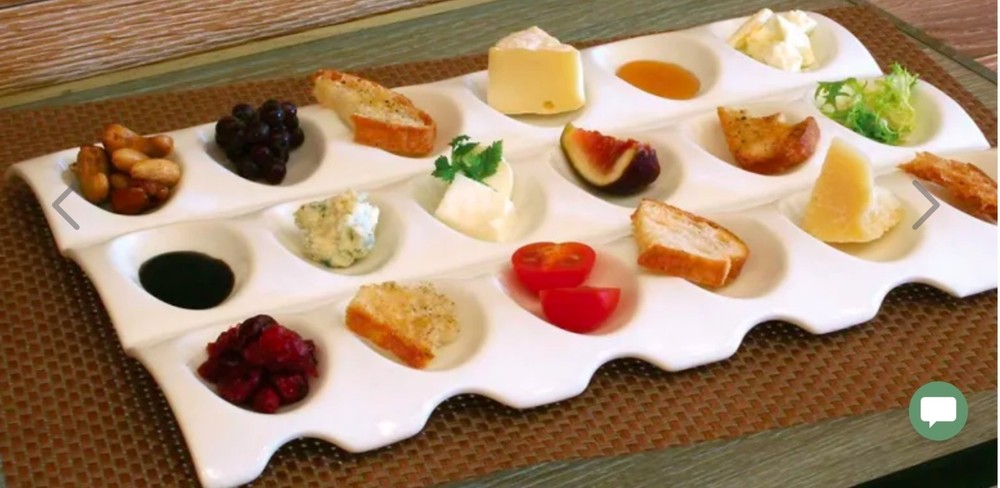 FRONT OF THE HOUSE Rectangular Sampler™ Server w 18 Compartments - Deviled Eggs