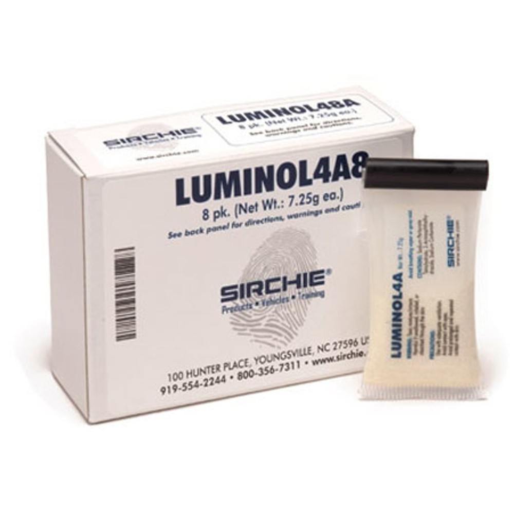 Sirchie Luminol Reagent Powder, 4oz, 8 Each