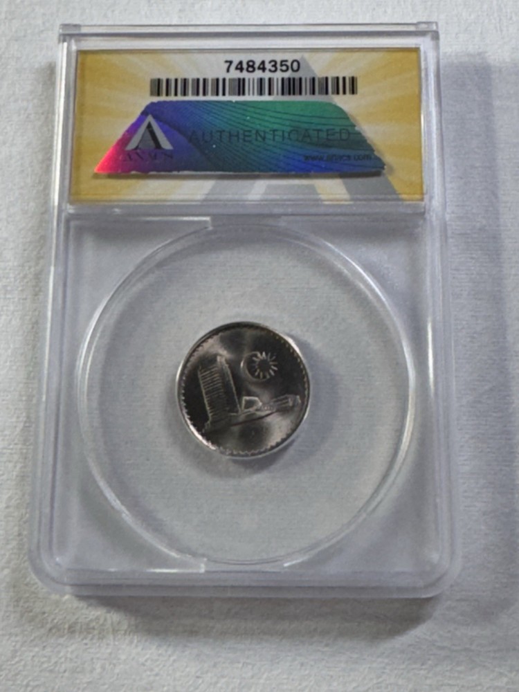 1981 Malaysia 10 Sen Graded MS 66 by ANACS