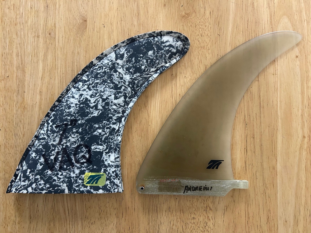 Andreini flex fin  True Ames surfboard fin Vaquero