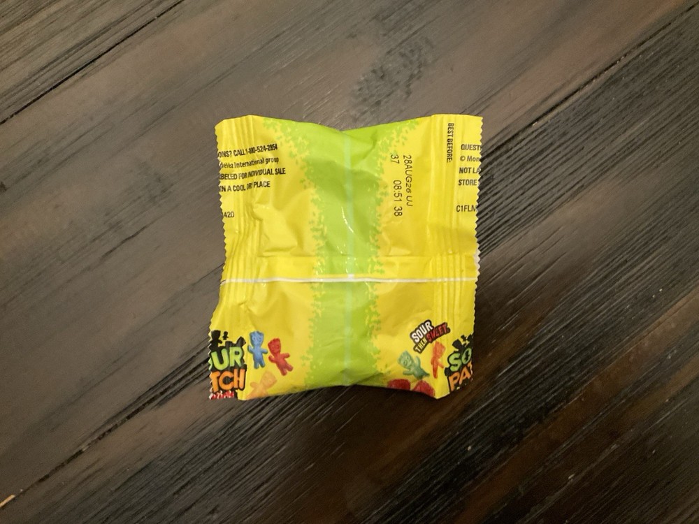 Sour Patch Kids Fun Size misprint wrapper mini rare