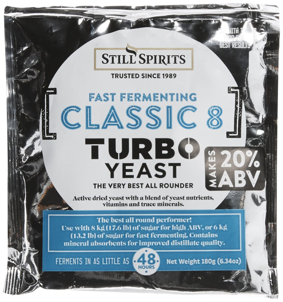 Still Spirits Turbo Classic 8 Yeast Pack of 5