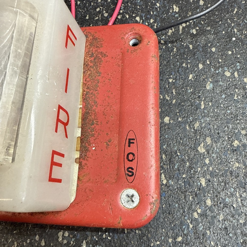 FOS FARADAY FIRE STROBE RED Vintage