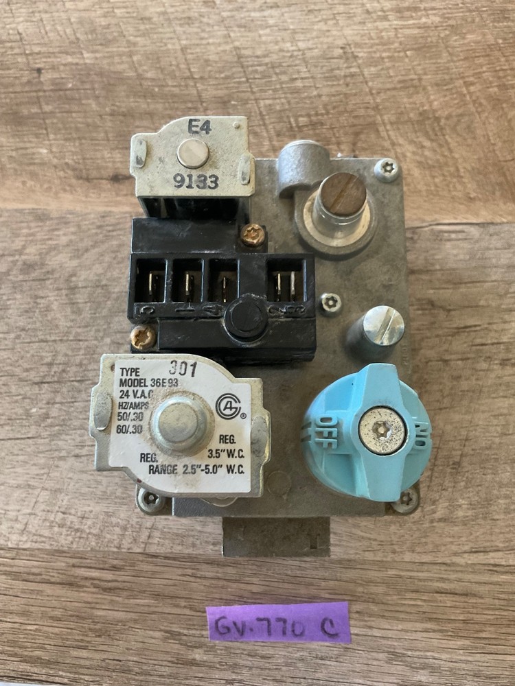 Furnace Gas Valve 36E93 Type 301 White-Rodgers
