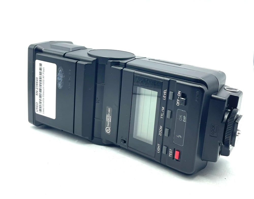 Used Minolta Maxxum 4000 AF Flash