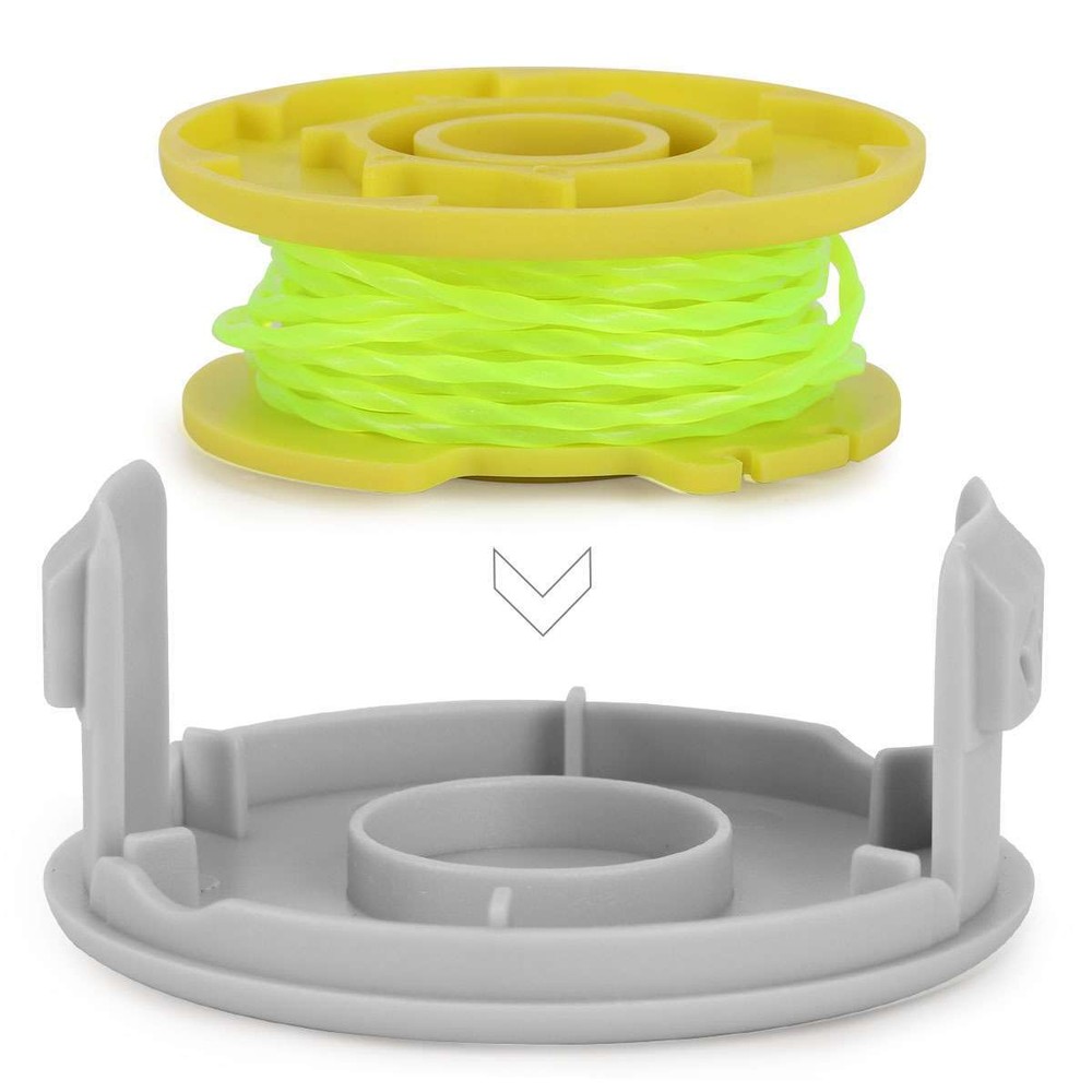 For Ryobi Replacement Twisted 0.080 In. String Trimmer Auto Feed Line Spools