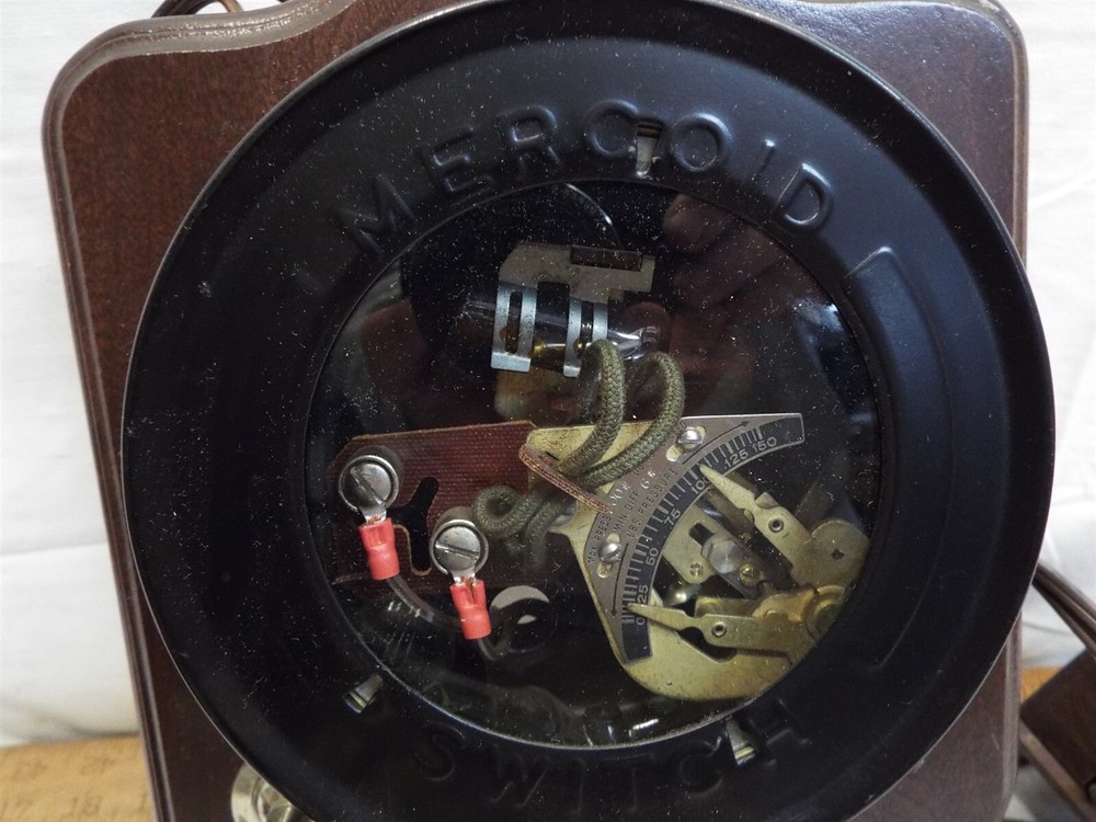 Nice Lighted Mercoid Control Switch Steampunk Industrial Wall Plaque Steam Punk