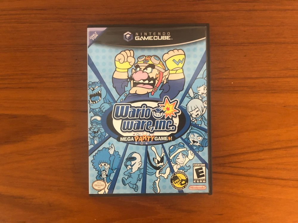 Replacement GameCube Case for Wario Ware, Inc.