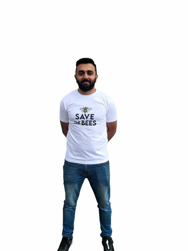 OZ ARMOUR Bee T-Shirts White