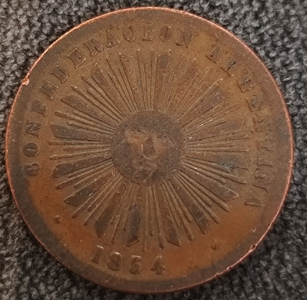 2 Centavos 1854 🇦🇷 ARGENTINA