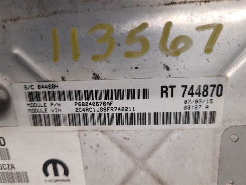 2015 DODGE CARAVAN Engine ECM Electronic Control Module 3.6L 5150876AD