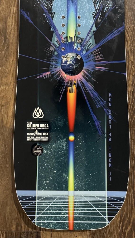 Lib tech O.G Golden Orca 157 *Mike Parillo Art*