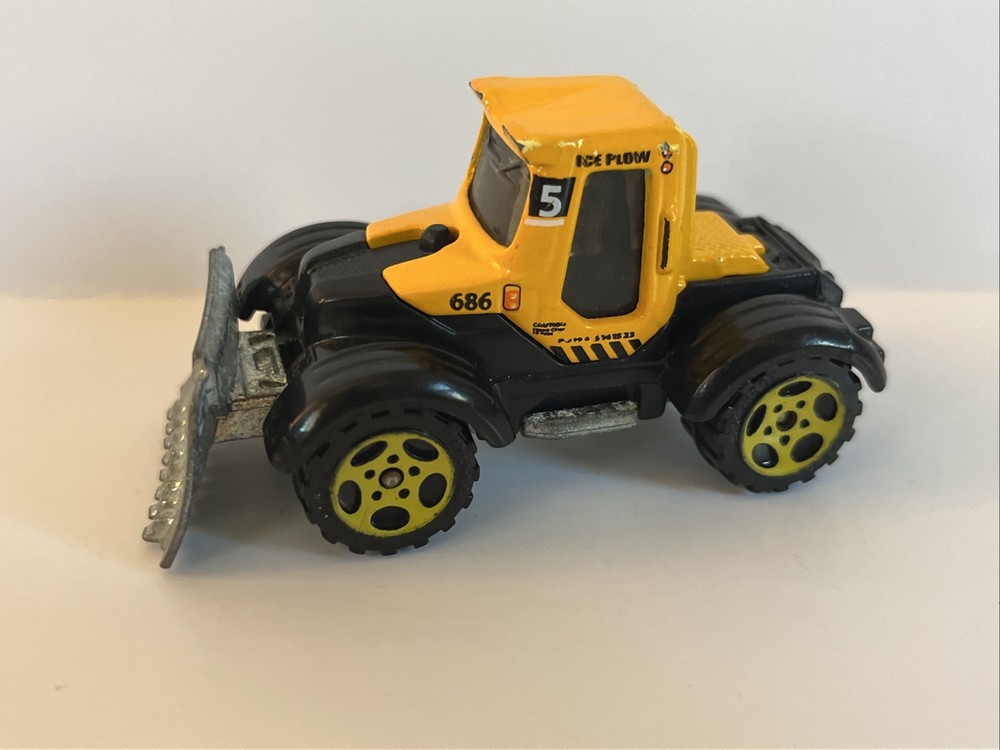 2005 MATCHBOX YELLOW ICE PLOW #5