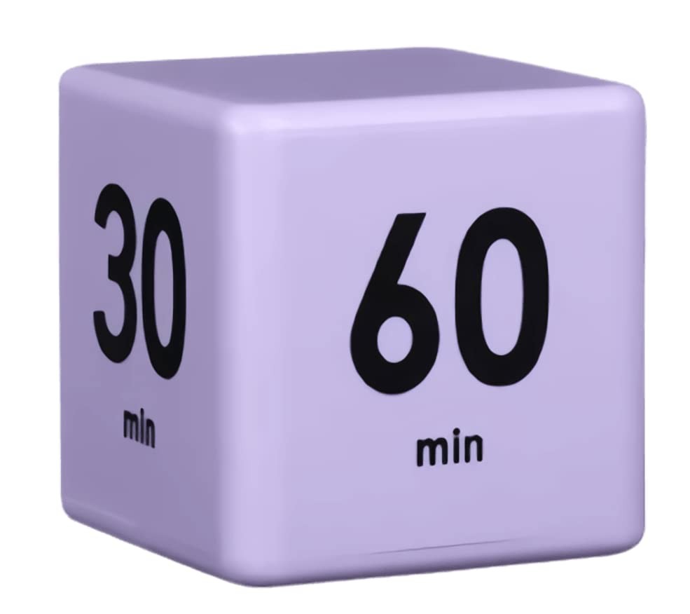 Cube Timer, Dice Timer with Gravity Sensor for Kitchen Studying Workout Class...
