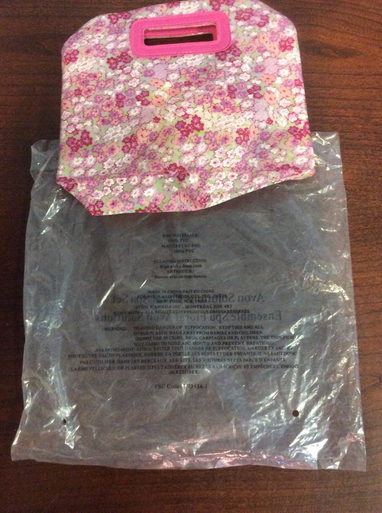 Avon Solutions Floral Spa Bag PVC