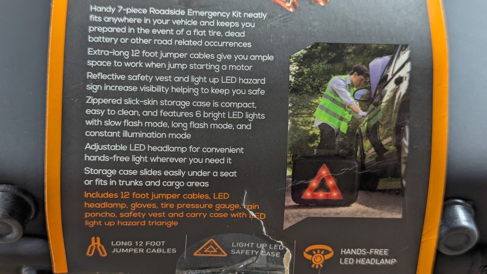 Smartgear 7 Piece Roadside Emergency Kit