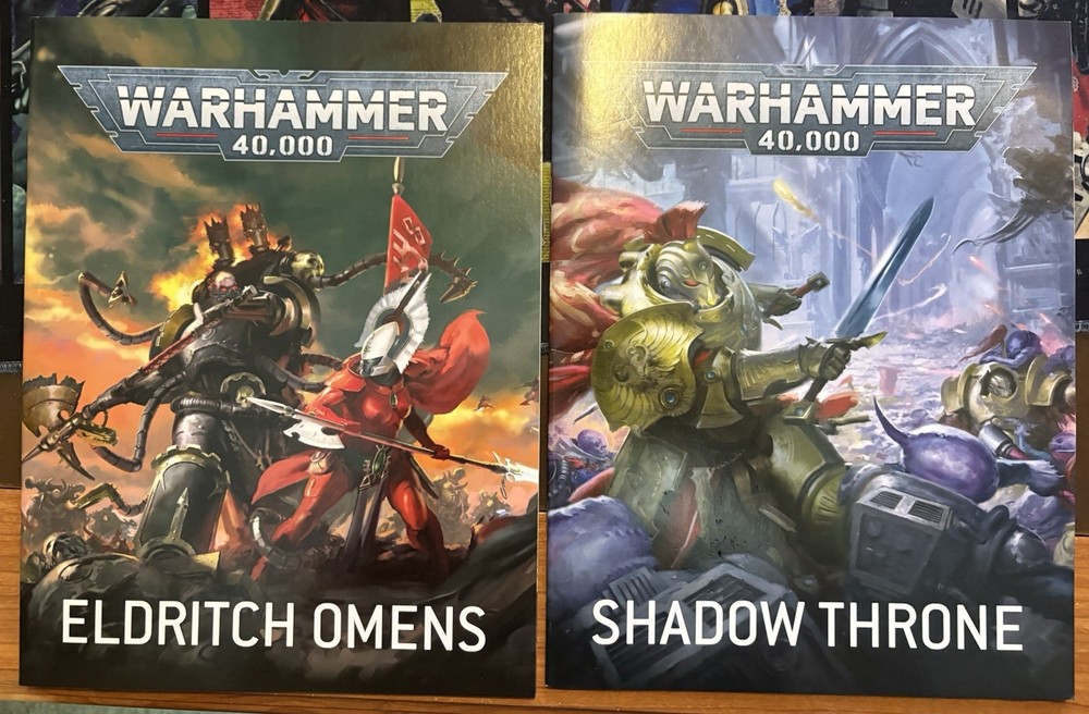 Warhammer 40k ELDRITCH OMENS & SHADOW THRONE Campaign Rule books Games Workshop