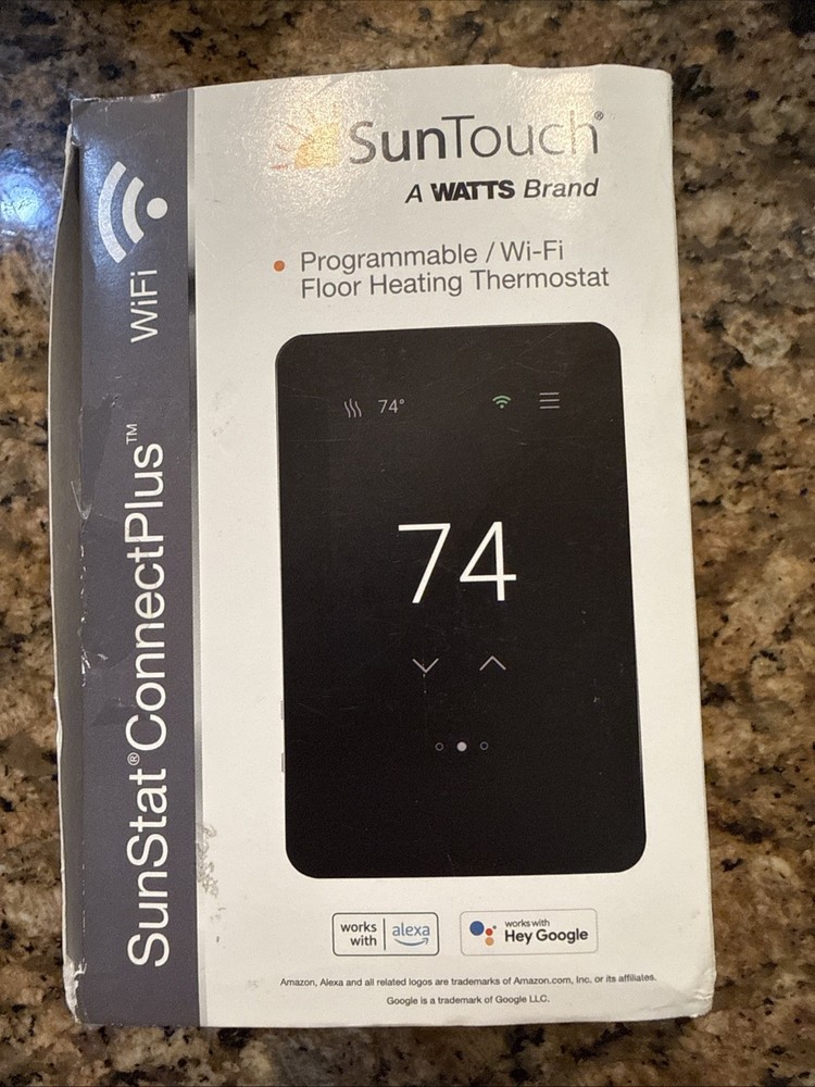 Suntouch Sunstat Connect Plus Touchscreen Programmable Smart Wi-Fi Thermostat