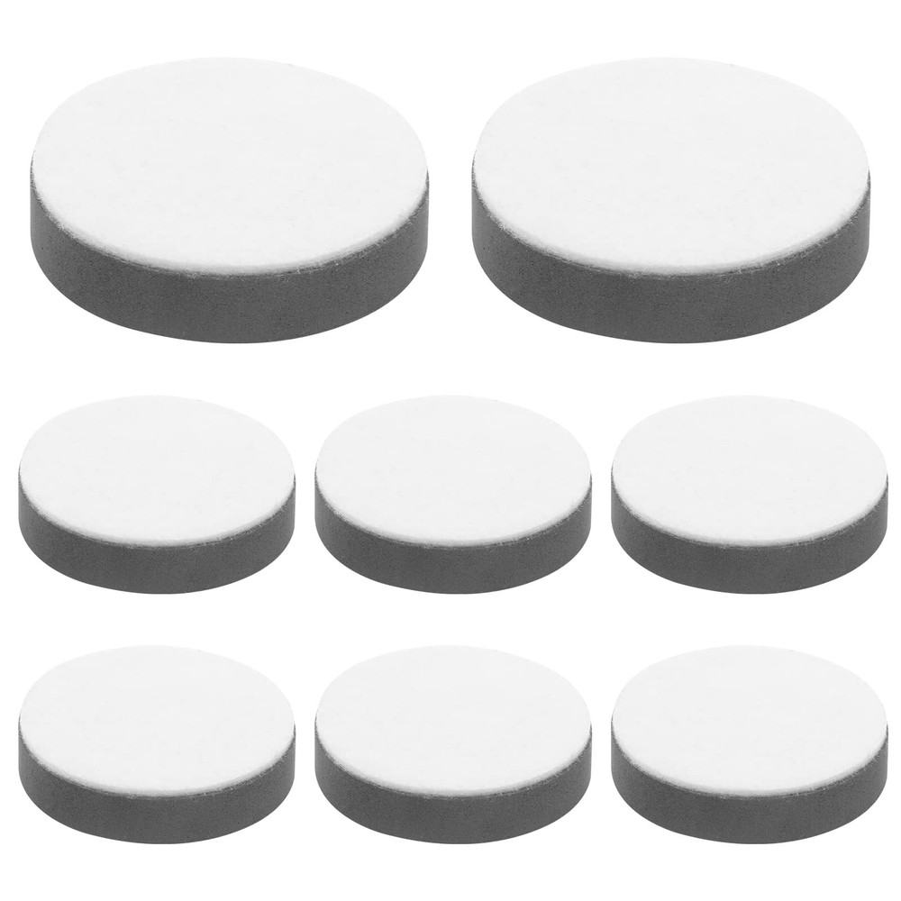 8 Pcs Self-Adhesive Furniture Bed Risers, Round Table Risers Adds 1/2" Height...