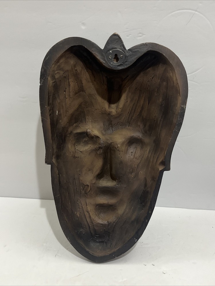 Tiki face abs plastic mold 13” L plaster concrete casting mould