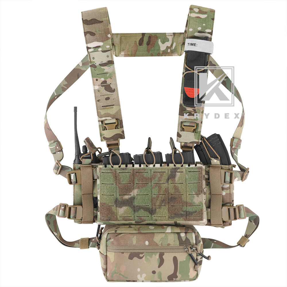 KRYDEX Micro Fight Fat Strap & Back Strap Shoulder Laser cut Strap for Chest Rig