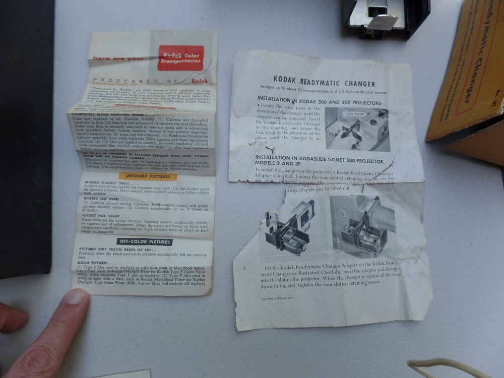 Kodak Readymatic Changer for slide projectors