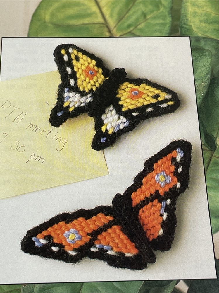 Butterfly Magnets Annie's Plastic Canvas Pattern Page