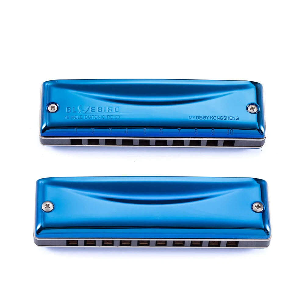 Kongsheng Bluebird High Quality 10 Hole Diatonic Harmonica ~Multiple Keys