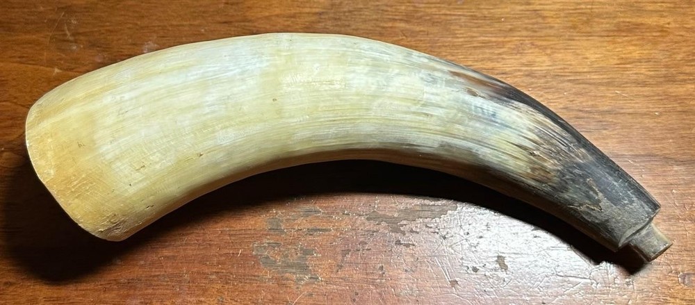Vintage Powder Bull Horn
