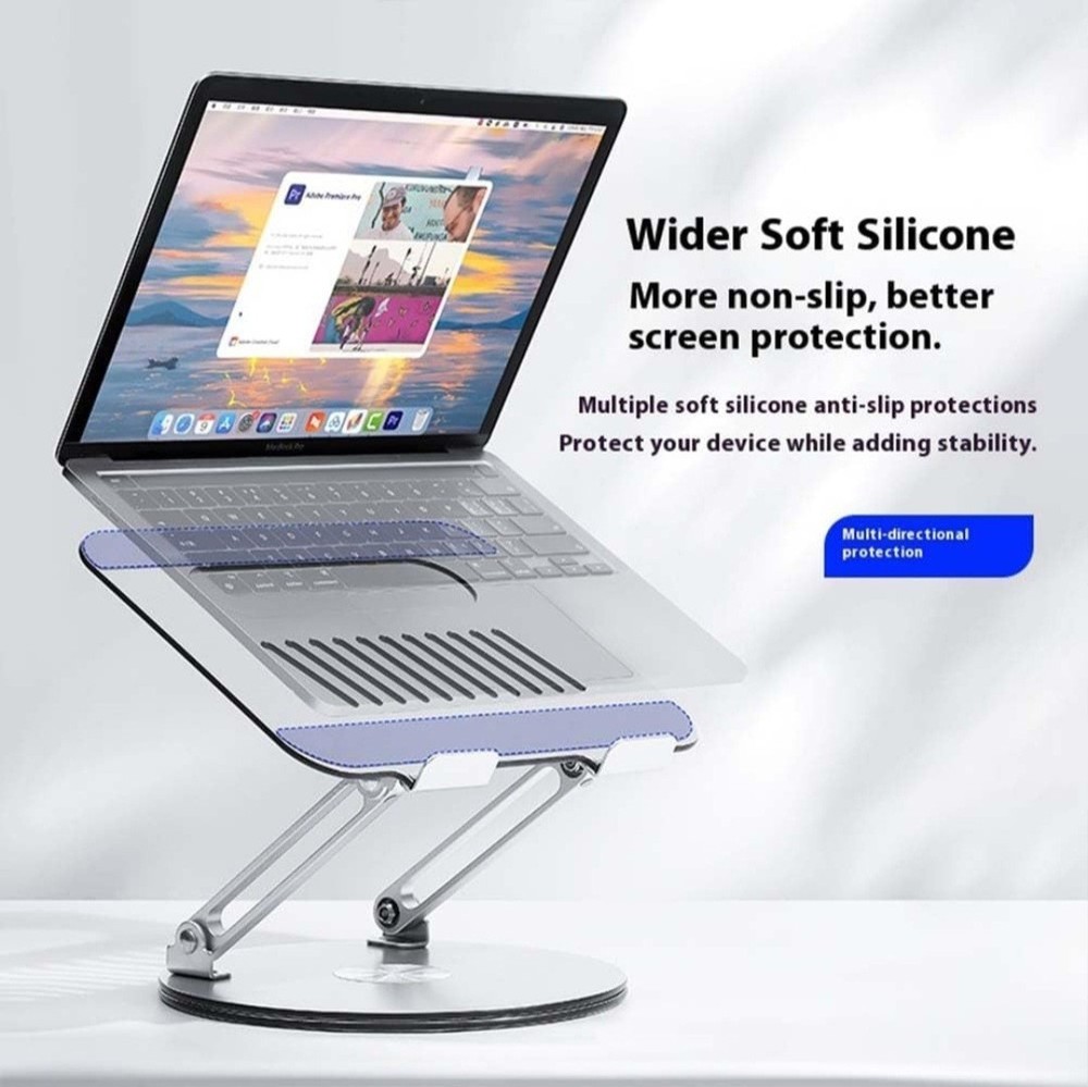 Adjustsble Laptop Stand - NEW Rotating Metal