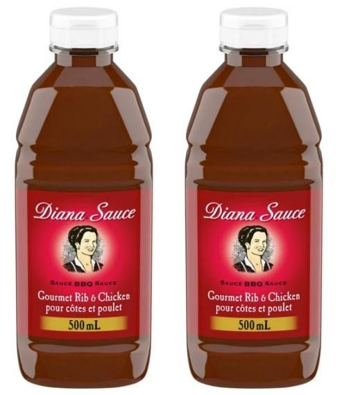 Diana Sauce Rib & Chicken, 500mL (2 Pack)
