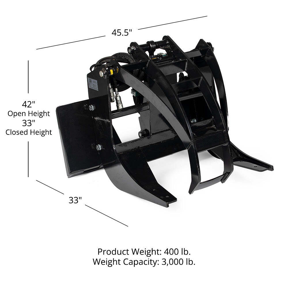 Titan Attachments 29" wide Log Grapple Attachment, SSQA