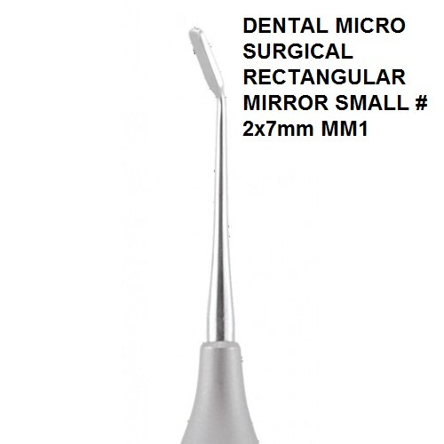 DENTAL INSTRUMENT ORAL MICRO MIRRORS RECTANGULAR MIRROR # SMALL 2X7 MMI Professi