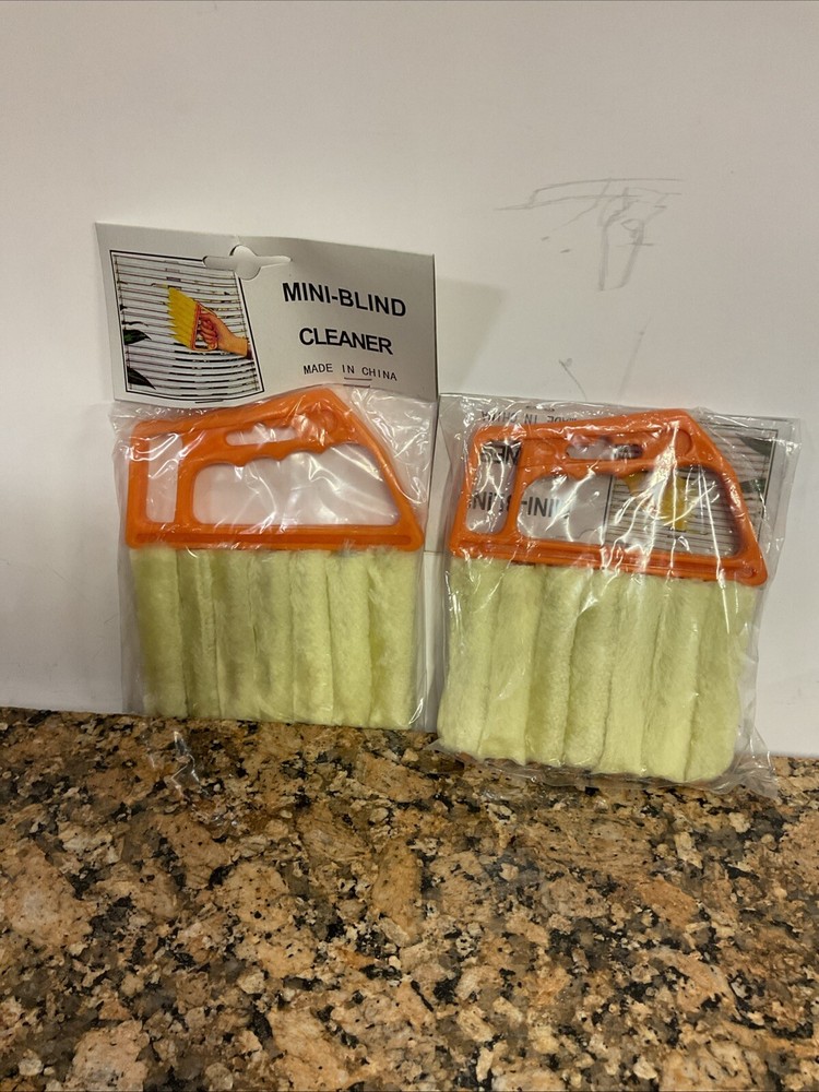 2 Pc. Venetian Blind/Mini Blind Cleaning Tool Duster New