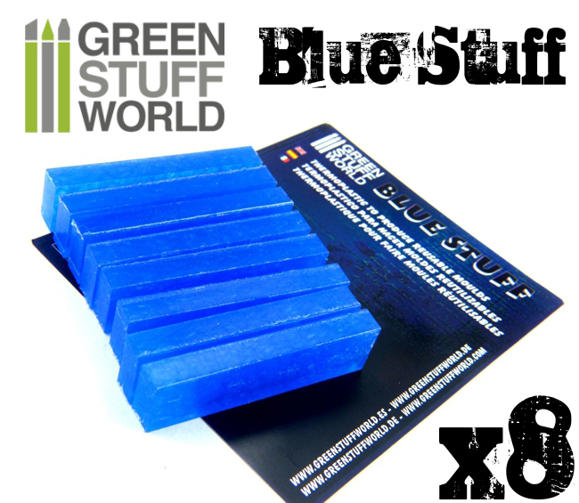 Blue Stuff 8Bars - Make reusables instant molds - Warhammer 40K OOAK Doll Reborn