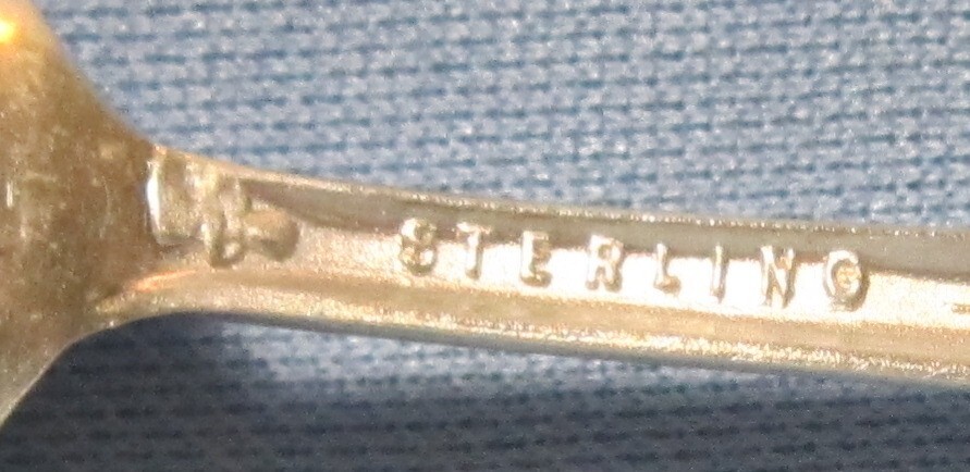 Antique EAGLE MEXICO Sterling Silver Demitasse Spoon