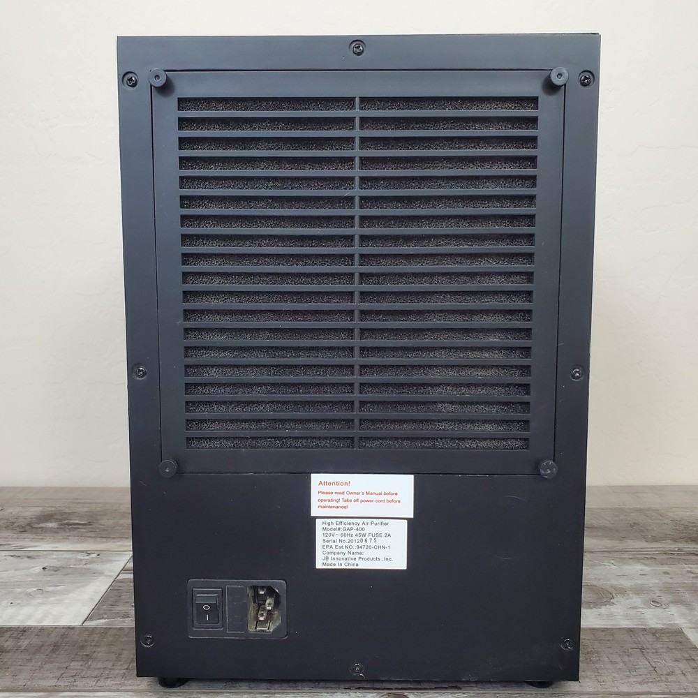 Green Air Pro HEPA Air Purifier Ionizer With Digital Control Panel & Timer