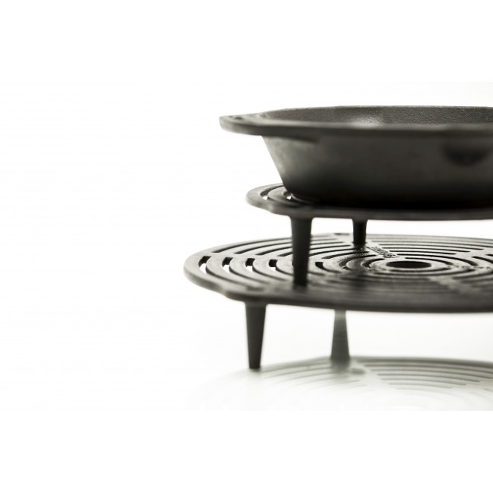 Petromax Cast Iron Dutch Oven Stack Grate Trivet, Prevent Bottom Burning