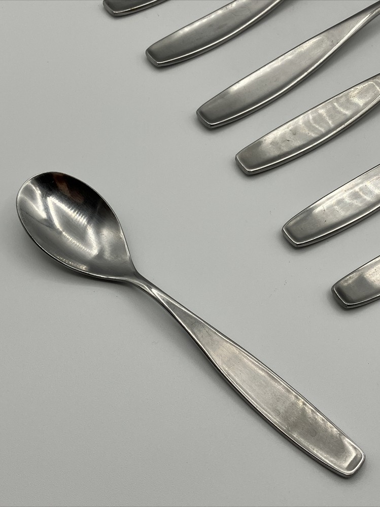13 West Elm Stainless Satin Flatware Teaspoon & Tablespoon & Serving Silverware