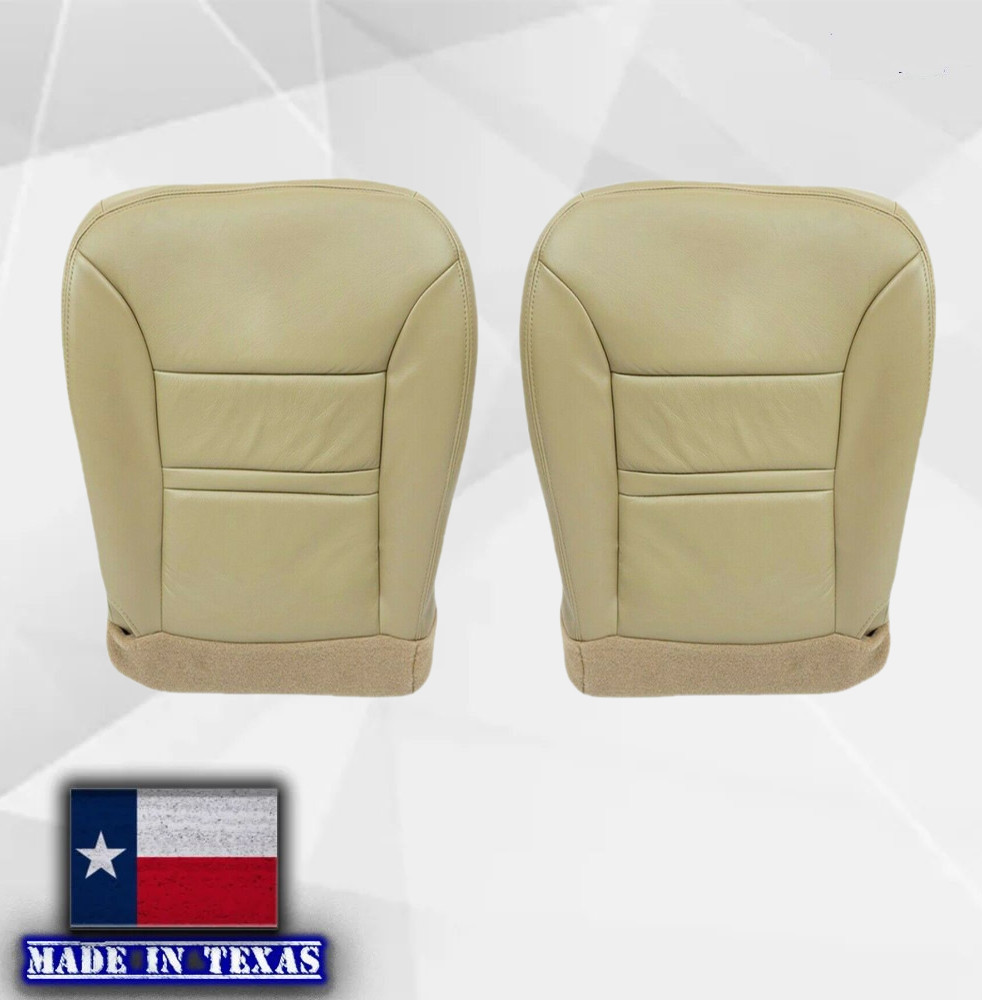 2000 2001 For Ford Excursion Limited Replacement Genuine LEATHER Seat Covers Tan