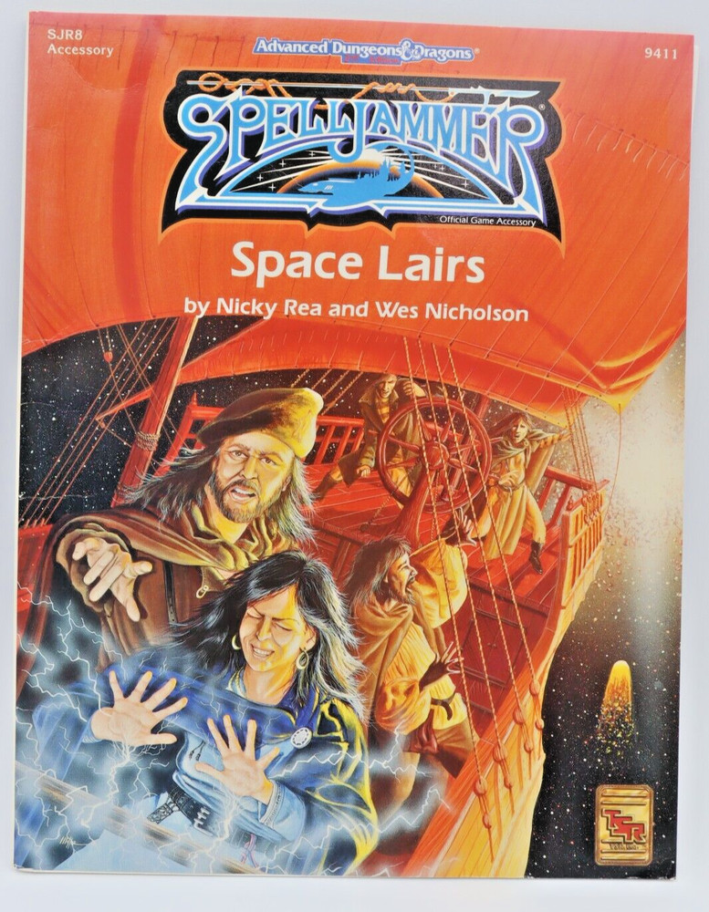 Spelljammer SJR8 Space Lairs Advanced Dungeons & Dragons 2nd Edition Module